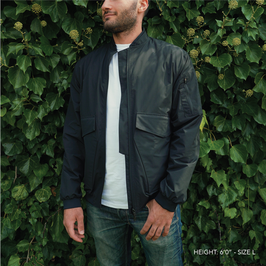 THE PILOT - BOMBER JACKET W/ SMELL PROOF POCKETS